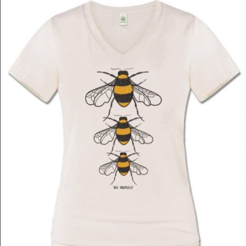 Soul Flower Medium Bee yourself shirt long length